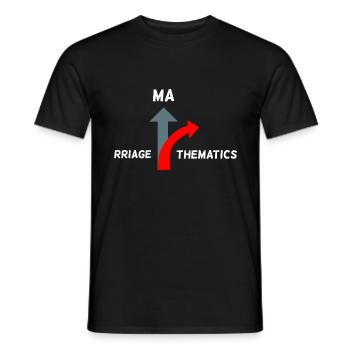 Math Gift Nerd Teacher Math Teacher Math - T-shirt homme - noir - Devant - AI Model Male 178 light (178cm)