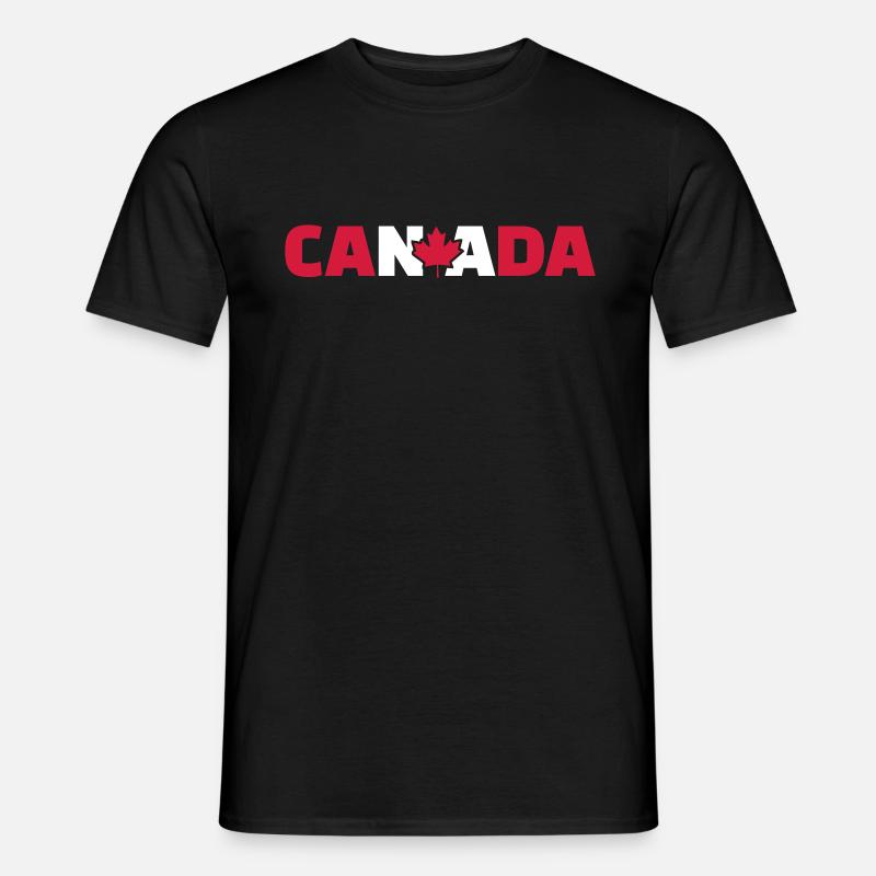 Kanada - Männer T-Shirt - Schwarz