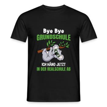 Grundschulabschluss Realschule Einschulung 5Klasse - Männer T-Shirt - Schwarz - Vorne - AI Model Male 178 light (178cm)