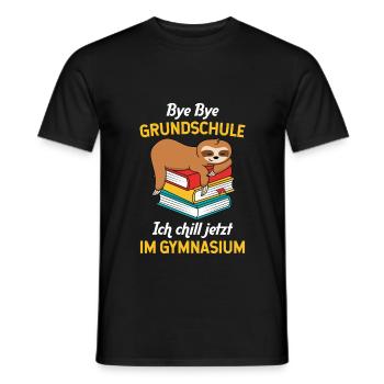Grundschulabschluss Gymnasium Einschulung 5 Klasse - Männer T-Shirt - Schwarz - Vorne - AI Model Male 178 light (178cm)
