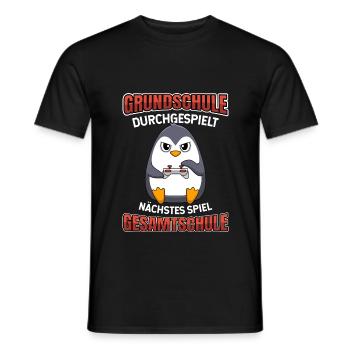 Grundschulabschluss Gesamtschule 5 Klasse - Männer T-Shirt - Schwarz - Vorne - AI Model Male 178 light (178cm)