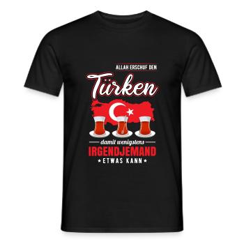 Türkei Türke Türke Türkischer Schwarze Tee - Männer T-Shirt - Schwarz - Vorne - AI Model Male 178 light (178cm)