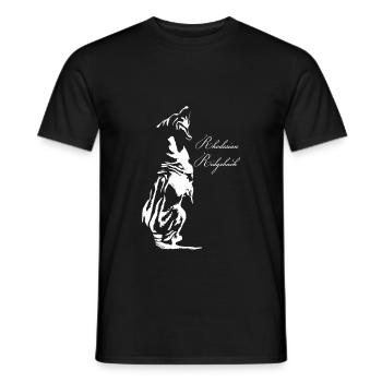 Rhodesian Ridgeback - T-shirt homme - noir - Devant - AI Model Male 178 light (178cm)