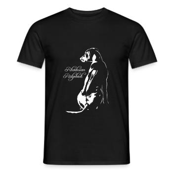Protection des animaux Rhodesian Ridgeback - T-shirt homme - noir - Devant - AI Model Male 178 light (178cm)