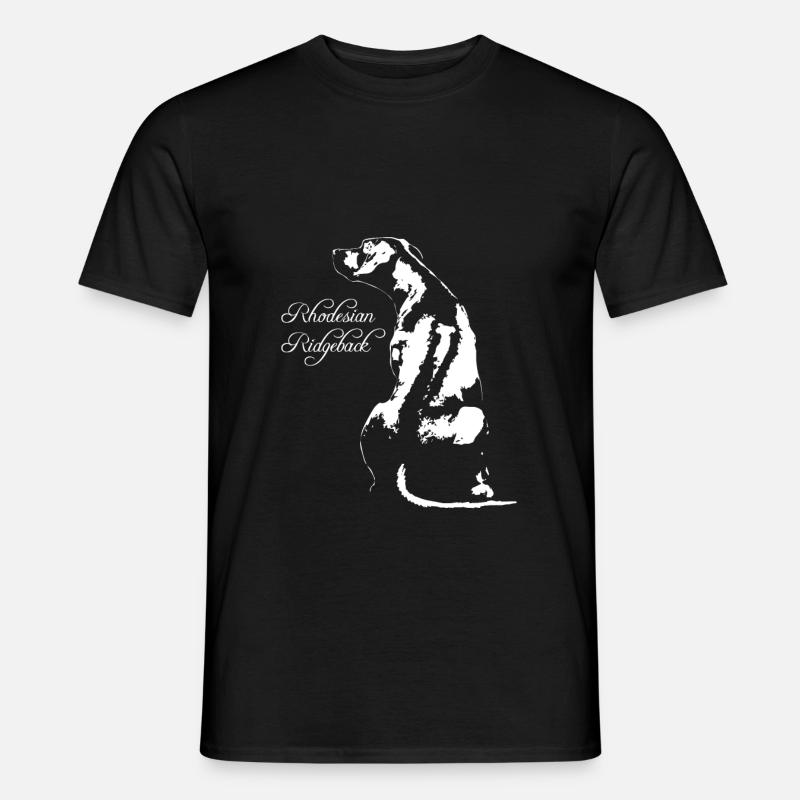 Rhodesian Ridgeback - Männer T-Shirt - Schwarz