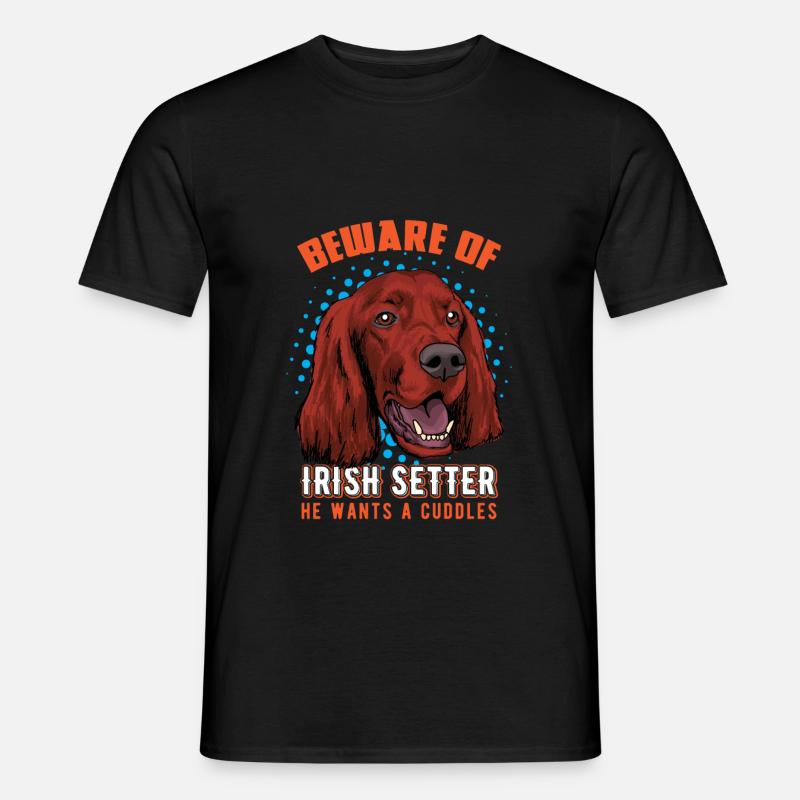 Irish Setter - Männer T-Shirt - Schwarz