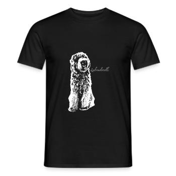 Labradoodle - Men's T-Shirt - black - Front - AI Model Male 178 light (178cm)