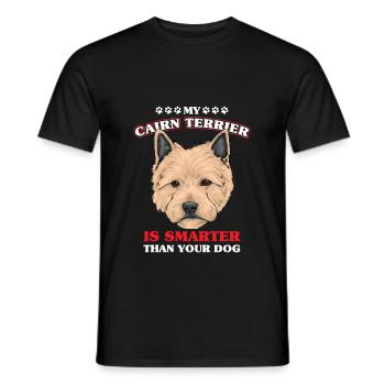 Cairn Terrier - Men's T-Shirt - black - Front - AI Model Male 178 light (178cm)