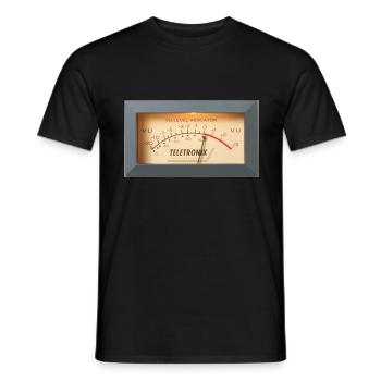 Amateur Radio Radio SWR-Meter - Men's T-Shirt - black - Front - AI Model Male 178 light (178cm)