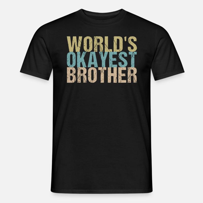 Bester Bruder der Welt - Männer T-Shirt - Schwarz