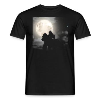 Gorilla Retro Vintage 80er Jahre Stil - Männer T-Shirt - Schwarz - Vorne - AI Model Male 178 light (178cm)