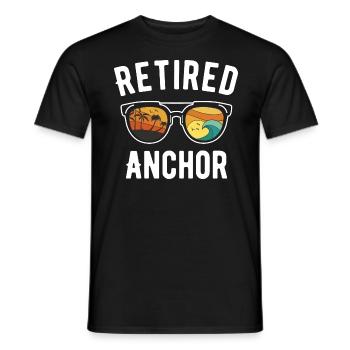 Lunettes de soleil Retirement Adventure pour les - T-shirt homme - noir - Devant - AI Model Male 178 light (178cm)
