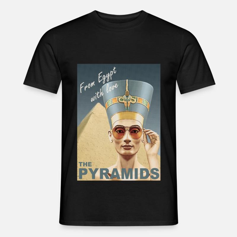 Nofretete - Männer T-Shirt - Schwarz