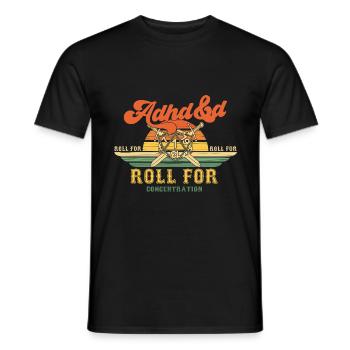RPG épique et Gamer Fantasy - Ultime - T-shirt homme - noir - Devant - AI Model Male 178 light (178cm)