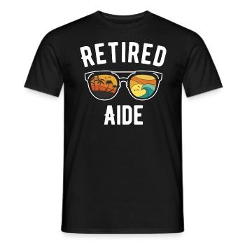 Lunettes de soleil Retirement Beach Vibes - T-shirt homme - noir - Devant - AI Model Male 178 light (178cm)