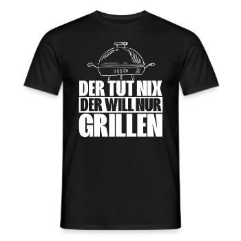 Entdecken Sie Das Einzigartige Grillmeister Bbq - Männer T-Shirt - Schwarz - Vorne - AI Model Male 178 light (178cm)