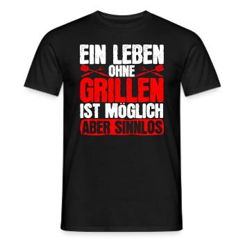 Entfesseln Sie Ihren Inneren Grillmeister Mit - Männer T-Shirt - Schwarz - Vorne - AI Model Male 178 light (178cm)