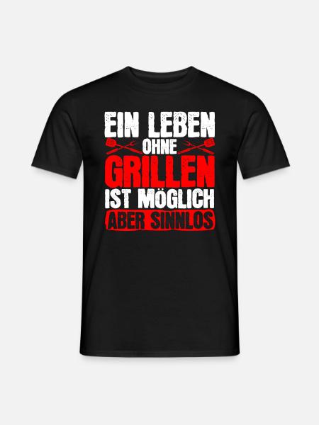 Entfesseln Sie Ihren Inneren Grillmeister Mit - Mænd T-shirt - sort