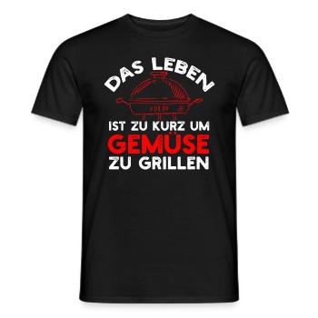 Grill Master Bbq Adventure Await Your Mastery - Men's T-Shirt - black - Front - AI Model Male 178 light (178cm)