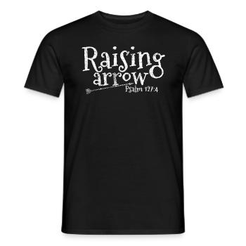 Team Jesus Bibelvers-inspiriertes Design - Männer T-Shirt - Schwarz - Vorne - AI Model Male 178 light (178cm)