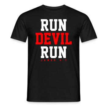 Join Jesus with exclusive - Men's T-Shirt - black - Front - AI Model Male 178 light (178cm)