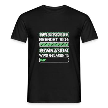 Grundschule Abschluss 5 Klasse Gymnasium - Männer T-Shirt - Schwarz - Vorne - AI Model Male 178 light (178cm)