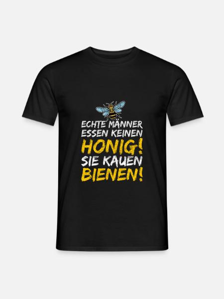 Imker Bienenstock Imkerei Bienen Honig Spruch - Männer T-Shirt - Schwarz
