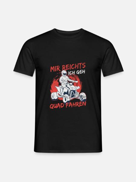 Quadfahrer Quad Biker ATV Quad Quadtour Hobby - Männer T-Shirt - Schwarz