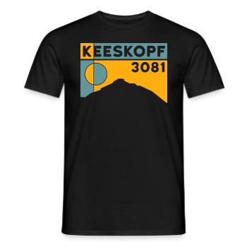 Keekopf Petzeck Schobergruppe Bergtour Hohe Tauern - Männer T-Shirt - Schwarz - Vorne - AI Model Male 178 light (178cm)