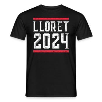 Lloret De Mar 2024 Urlaub - Männer T-Shirt - Schwarz - Vorne - AI Model Male 178 light (178cm)