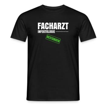 Facharzt für Infektologie - Männer T-Shirt - Schwarz - Vorne - AI Model Male 178 light (178cm)