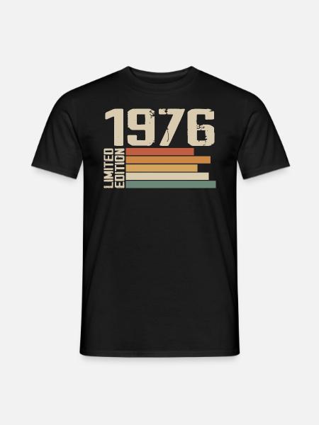 1976 Vintage - Retro 1976 Cadeau Anniversaire 1976 - Mænd T-shirt - sort