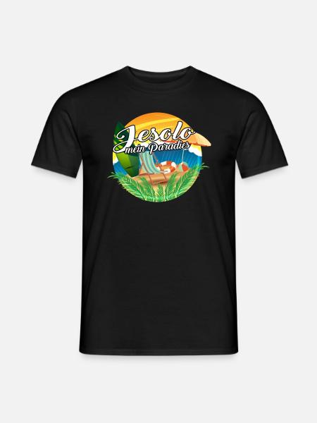 Jesolo - Mein Paradies - Männer T-Shirt - Schwarz