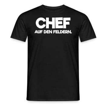 Landwirt Shirt - Lustiges Bauer Bäuerin Geschenk - Männer T-Shirt - Schwarz - Vorne - AI Model Male 178 light (178cm)