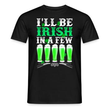 St. Patrick's Day Shenanigans T-Shirt als Geschenk - Männer T-Shirt - Schwarz - Vorne - AI Model Male 178 light (178cm)