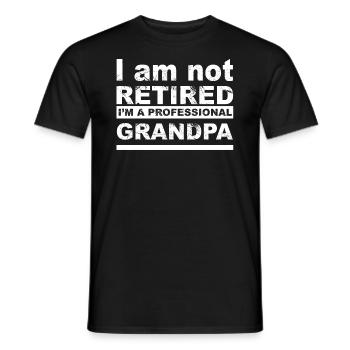 GRANDPA CHEMISE - T-shirt homme - noir - Devant - AI Model Male 178 light (178cm)