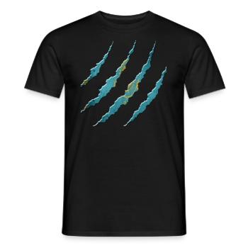Kazakhstan - T-shirt homme - noir - Devant - AI Model Male 178 light (178cm)