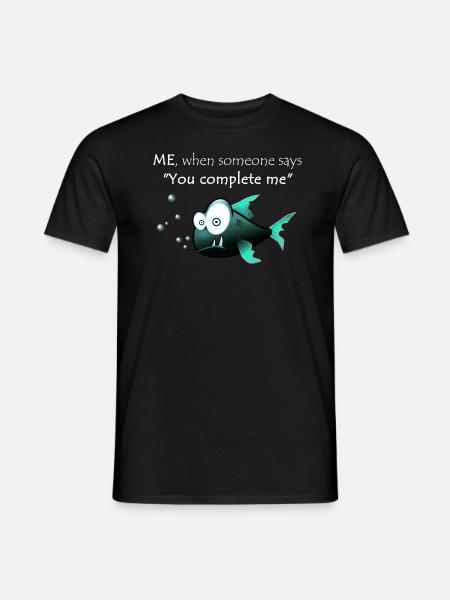 Funny saying funny funny shirt laugh funny - Men's T-Shirt - black