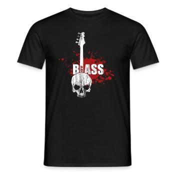 Bass Badass - Männer T-Shirt - Schwarz - Vorne - AI Model Male 178 light (178cm)