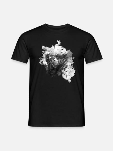 paintball Maske, Watercolor, Geschenk - Männer T-Shirt - Schwarz