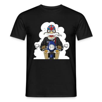 Bonnie SE Racer / Thrux - Männer T-Shirt - Schwarz - Vorne - AI Model Male 178 light (178cm)