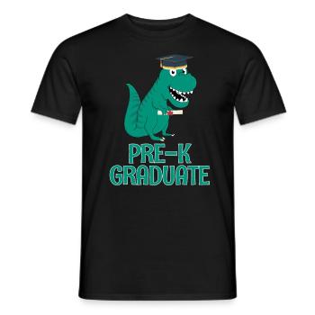 Graduation PreK - Men's T-Shirt - black - Front - AI Model Male 178 light (178cm)