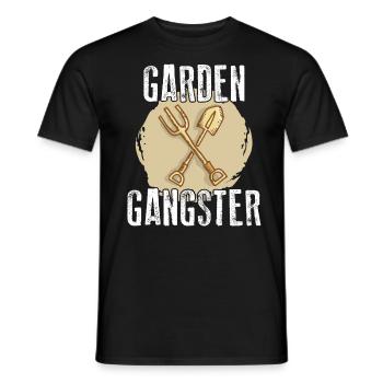 Garden Gangsta - T-shirt homme - noir - Devant - AI Model Male 178 light (178cm)