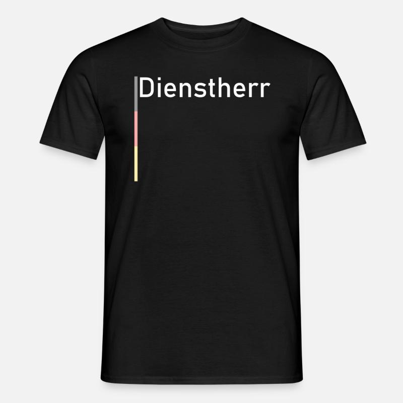 Beamte - Männer T-Shirt - Schwarz