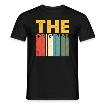 The Original The Remix Partner partner look - Men's T-Shirt - black - Front - AI Model Male 178 light (178cm)