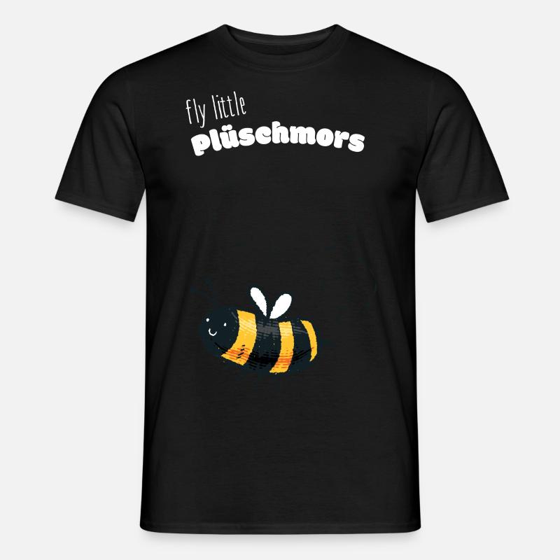 Plüschmors Plattdeutsch Geschenkidee - Männer T-Shirt - Schwarz