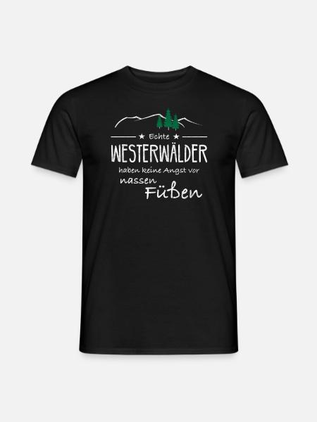 Westerwald Pfalz Wandern Koblenz Geschenkidee - Männer T-Shirt - Schwarz