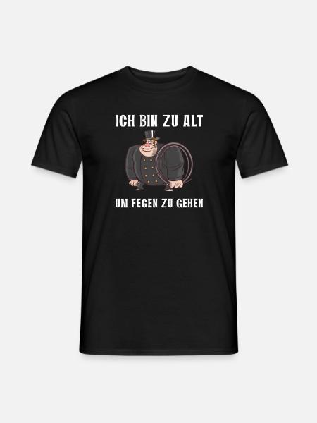 Schornsteinfeger Kaminkehrer Glück Geschenkidee - Männer T-Shirt - Schwarz