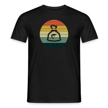 Shrimp Breeding Shrimp Aquarian Vintage Gift - Men's T-Shirt - black - Front - AI Model Male 178 light (178cm)