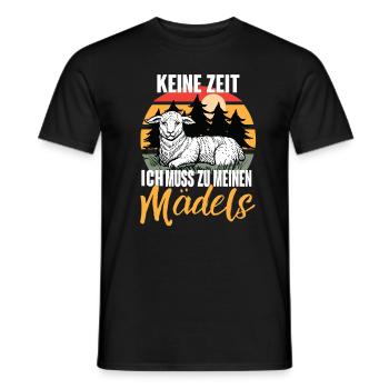 Schaf Landwirt Geschenk - Männer T-Shirt - Schwarz - Vorne - AI Model Male 178 light (178cm)